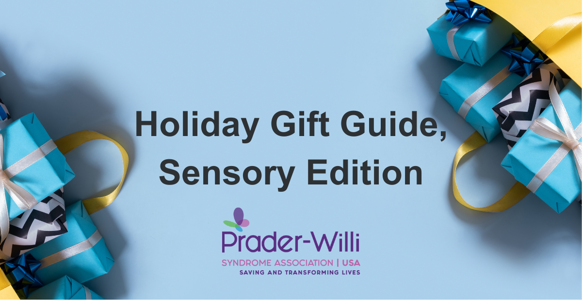 Holiday Gift Guide, Sensory Edition by Prader-Willi Syndrome Association
