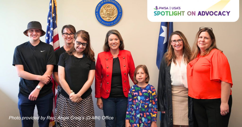 PWS Advocates in Minnesota Meet with Rep. Angie Craig: A Meaningful Step in Advocacy