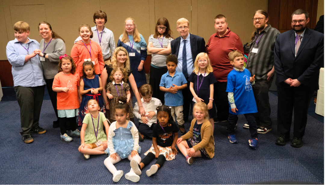 Group of Children with Prader Willi Syndrome