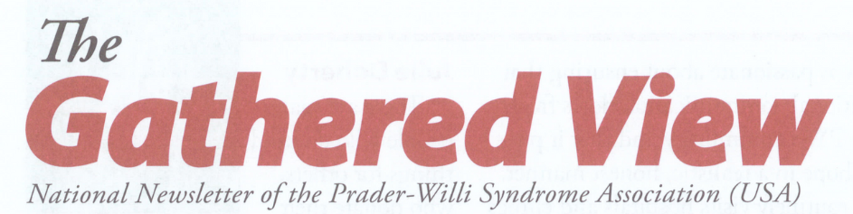 First Newsletter of Prader Willi Syndrome Association USA