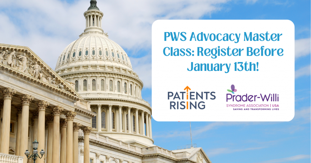 PWS Advocacy Master Class: Register Before January 13th!