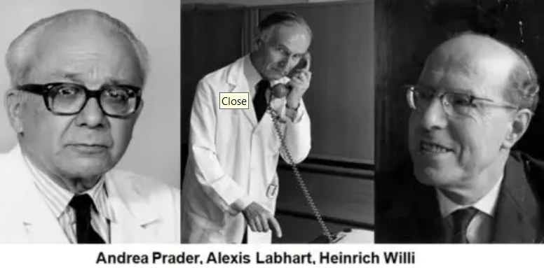 Andrea Prader, Alexis Labhart, Heinrich Willi